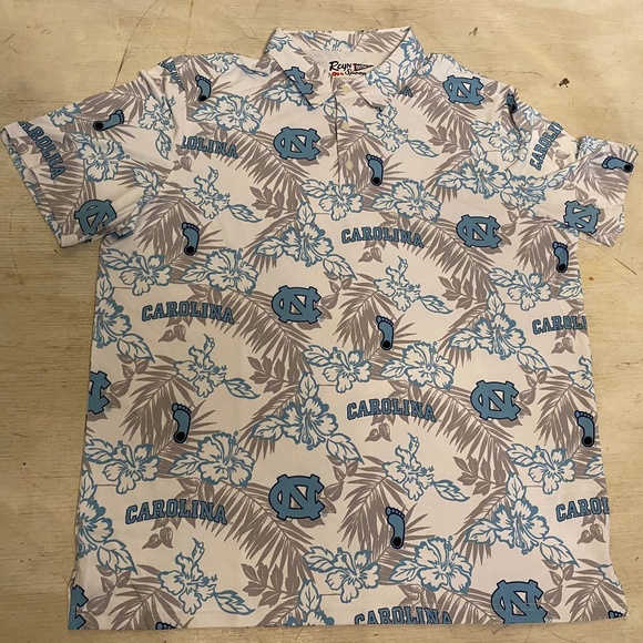 New XL Reyn Spooner University Of North Carolina Pua Performance Polo - Picture 1 of 4